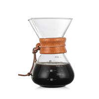 Glass Coffee Pot with Stainless Steel Filter