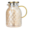 Yellow Color Glass Teapot