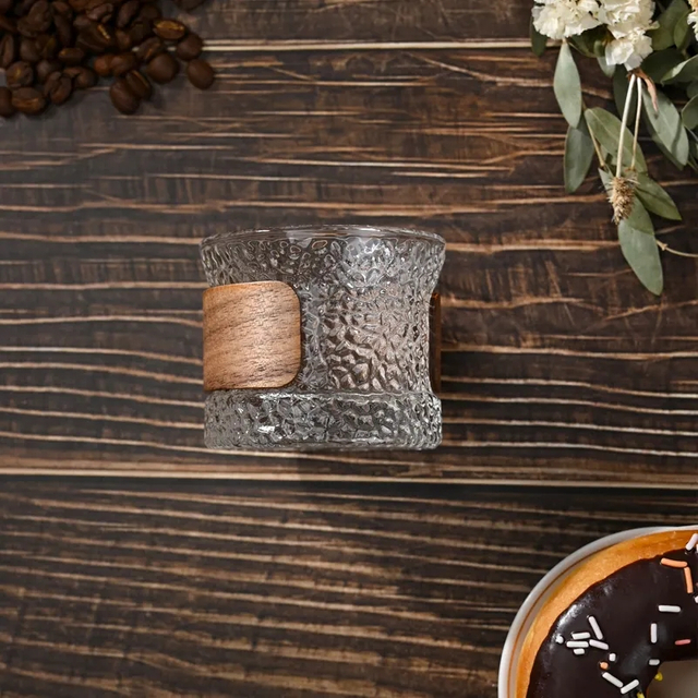 Wood Grain Coffee Cup