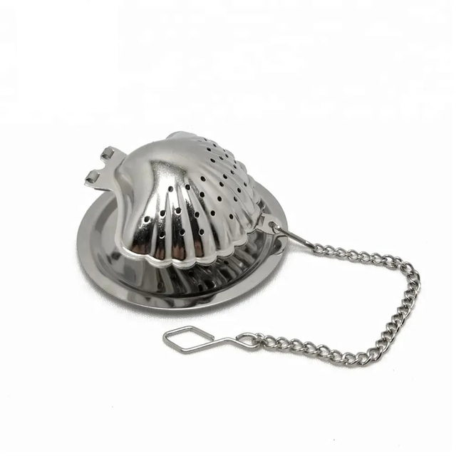 Shell Shape Tea Infuser with Chain