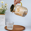Yellow Color Glass Teapot