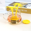 Coconut tree shaped silicone tea filter