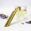 Gold Tube Shape Tea Infuser