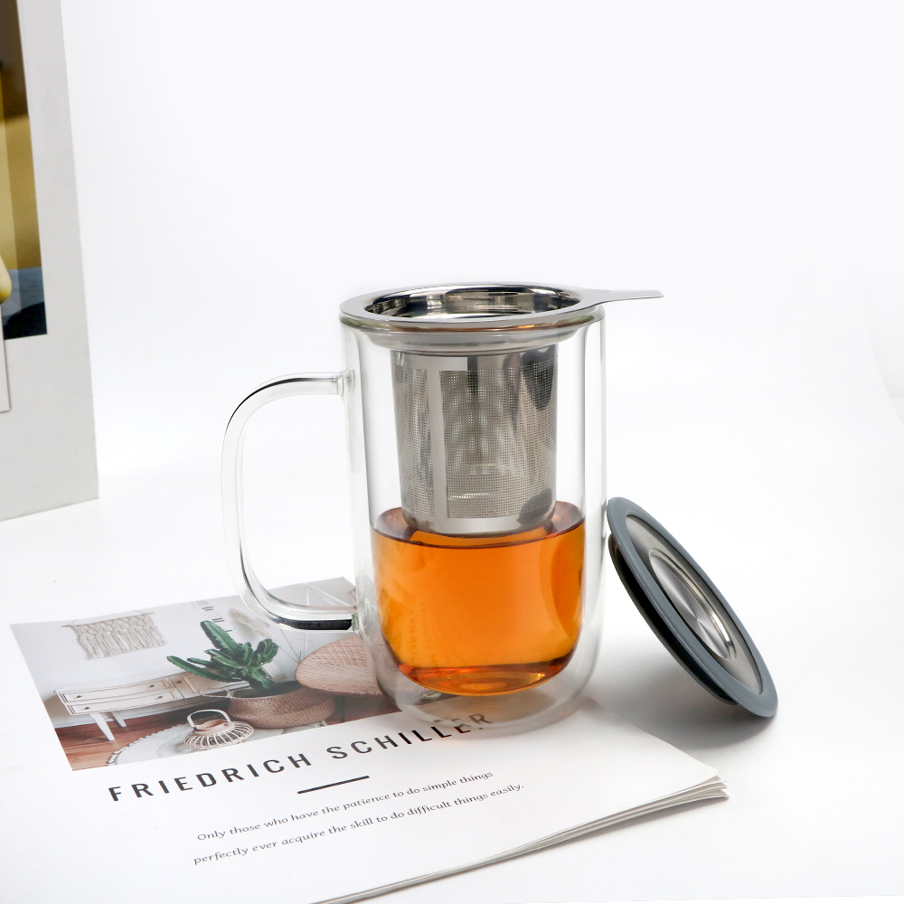 Double Wall Glass Mug