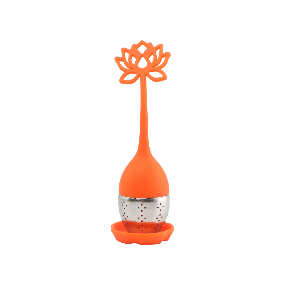Flower shape silicone tea filter
