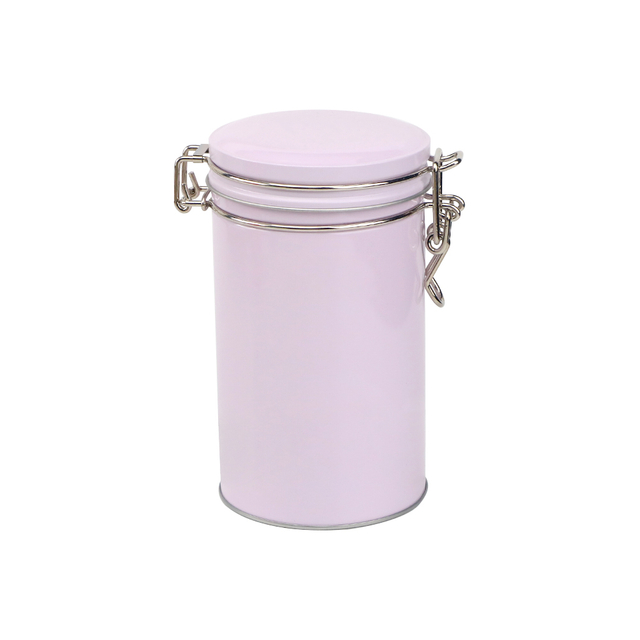 Clasp type tinplate tea can