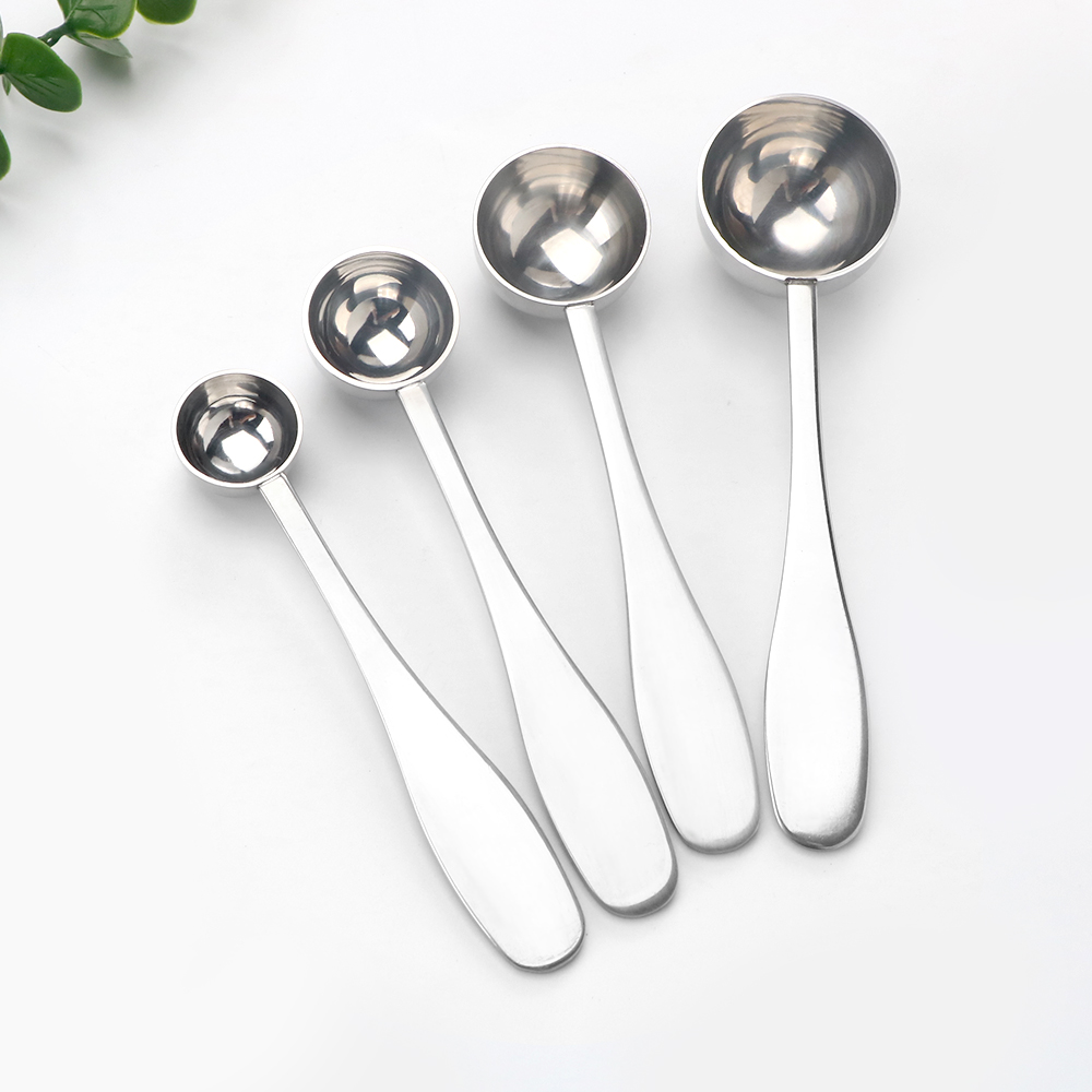 Multi-size stainless steel measuring spoon