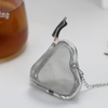  heart shape tea infuser with chain