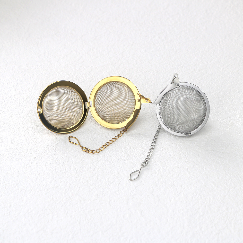 Ball shape tea infuser with chains