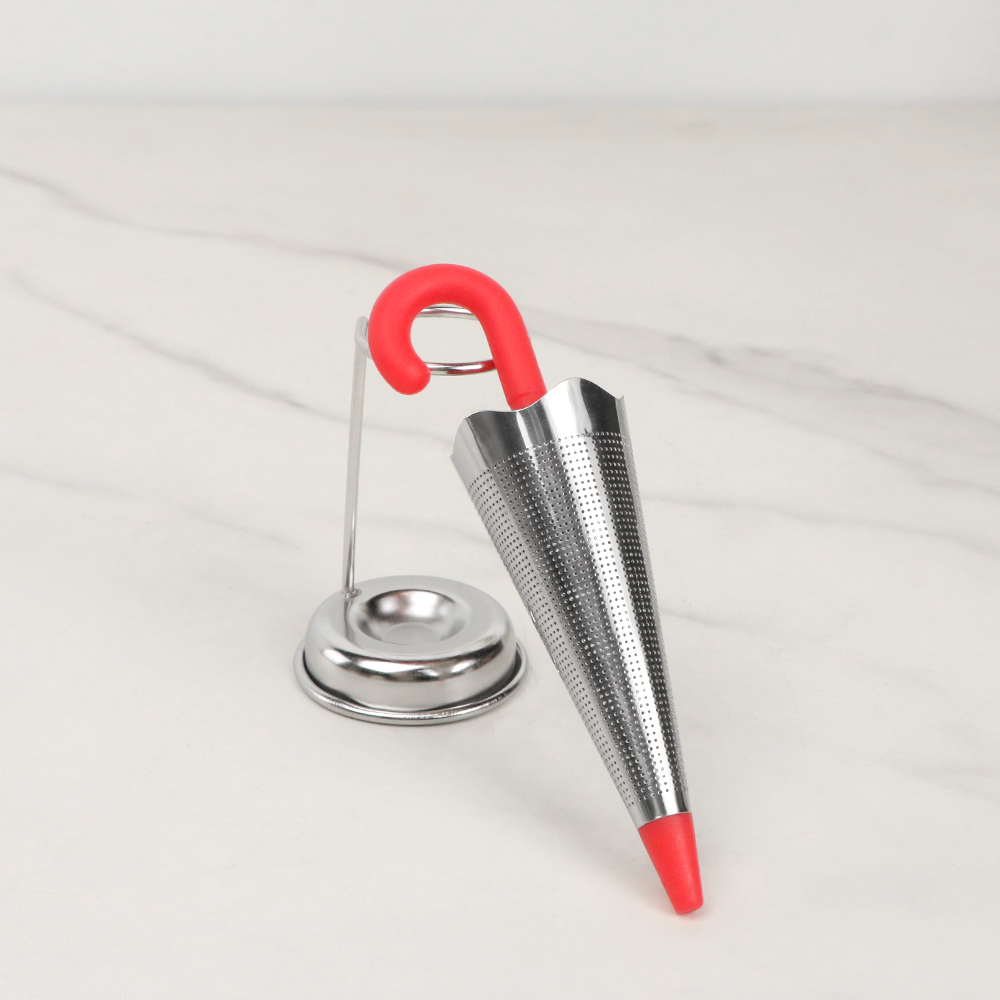 Umbrella shaped tea filter
