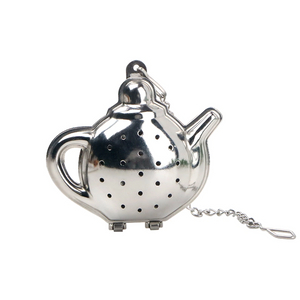 teapot shape tea infuser with chain