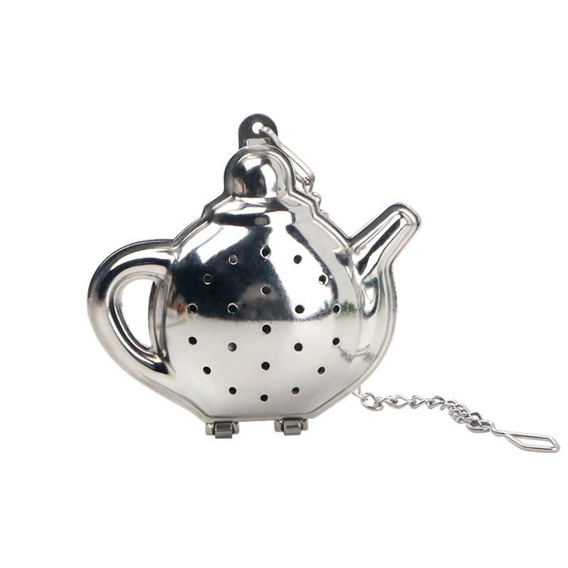 teapot shape tea infuser with chain