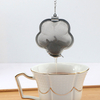 Mesh flower tea infuser with chain