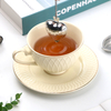 heart shape tea infuser with chain