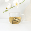 Basket tea infuser with chain