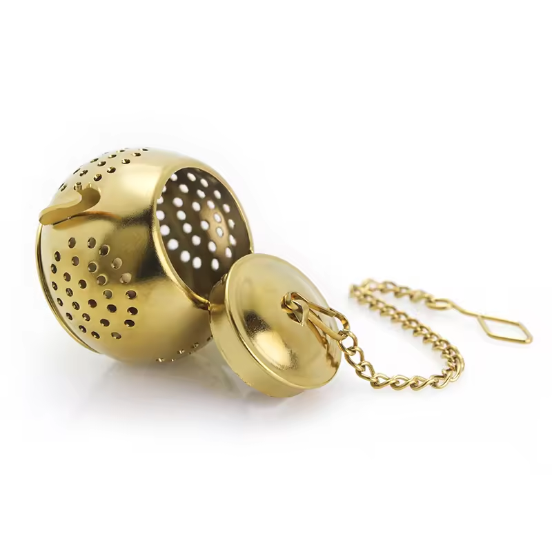 Teapot shape tea infuser with chain