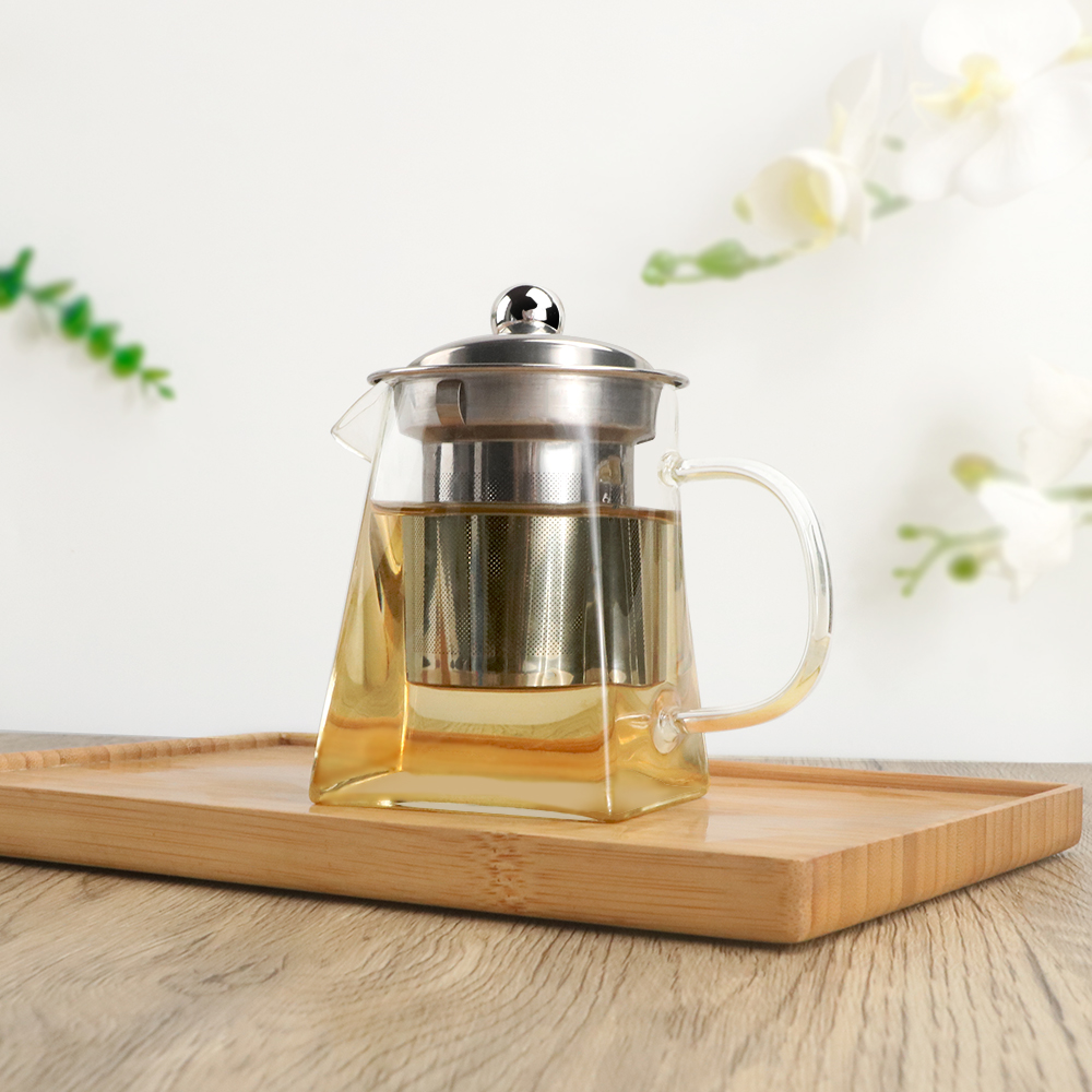 Square Glass Teapot