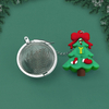 Tea strainer with Christmas pendant