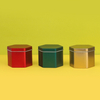 Hexagonal tea tin