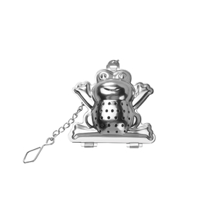 Frog shaped tea infuser with chain