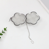 Mesh flower tea infuser with chain