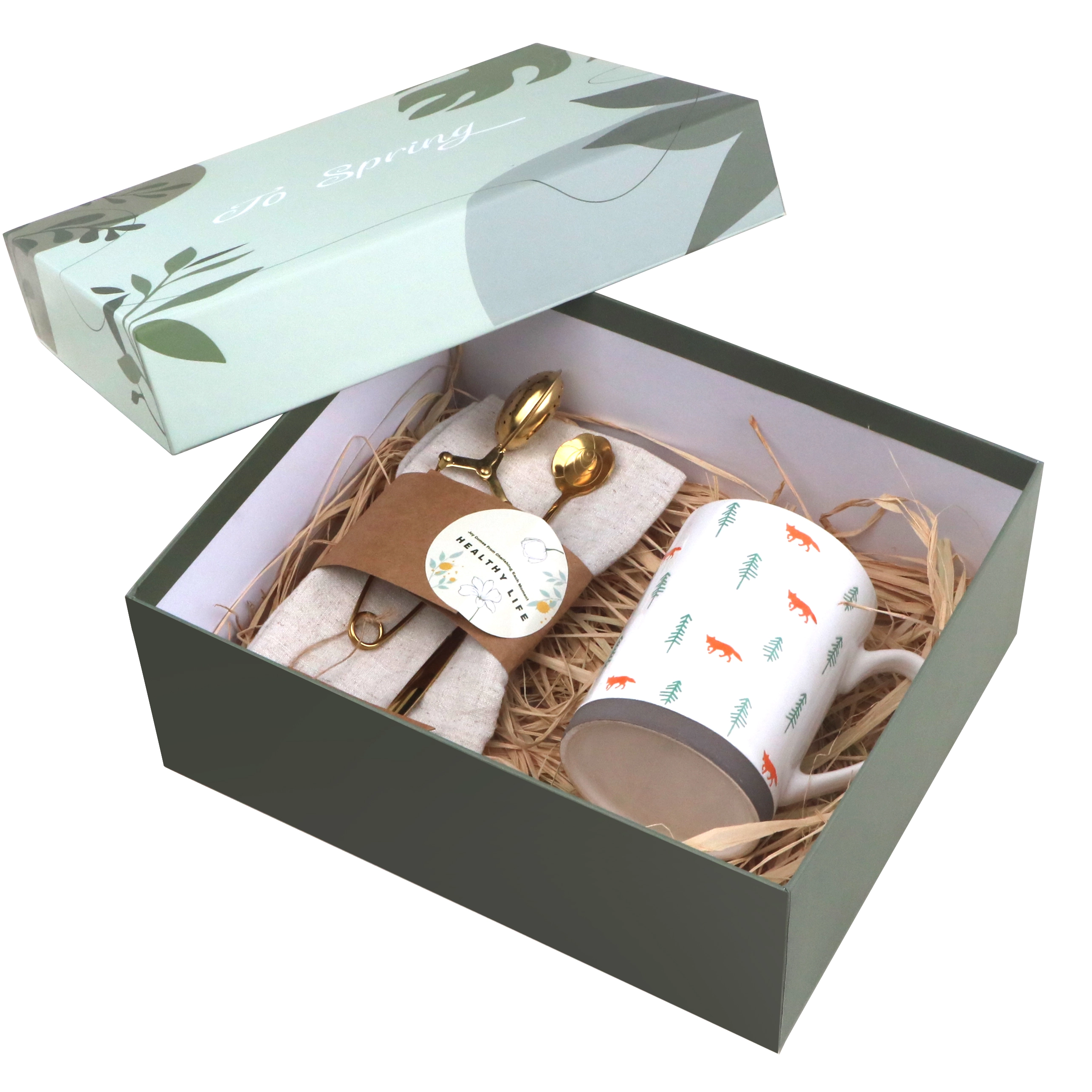 Spring medium-sized gift box