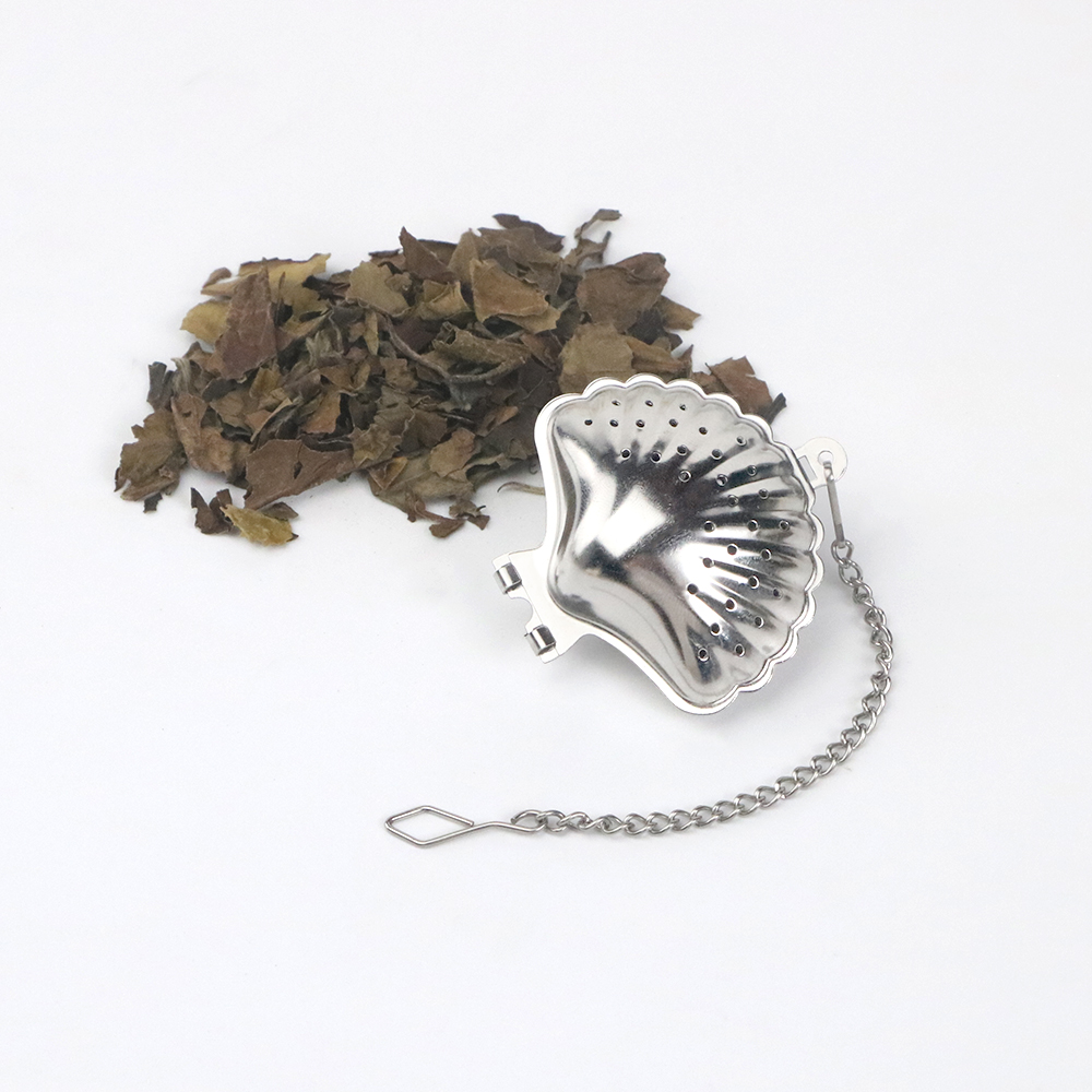 Shell Shape Tea Infuser with Chain