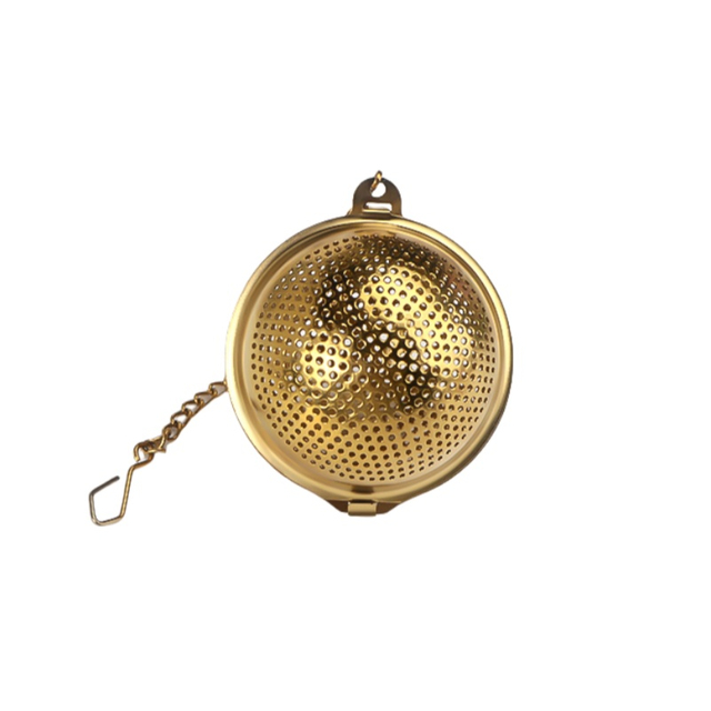 Multihole Ball shape tea infuser with chain