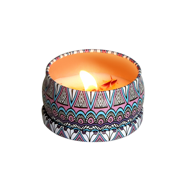 tinplate box scented candle