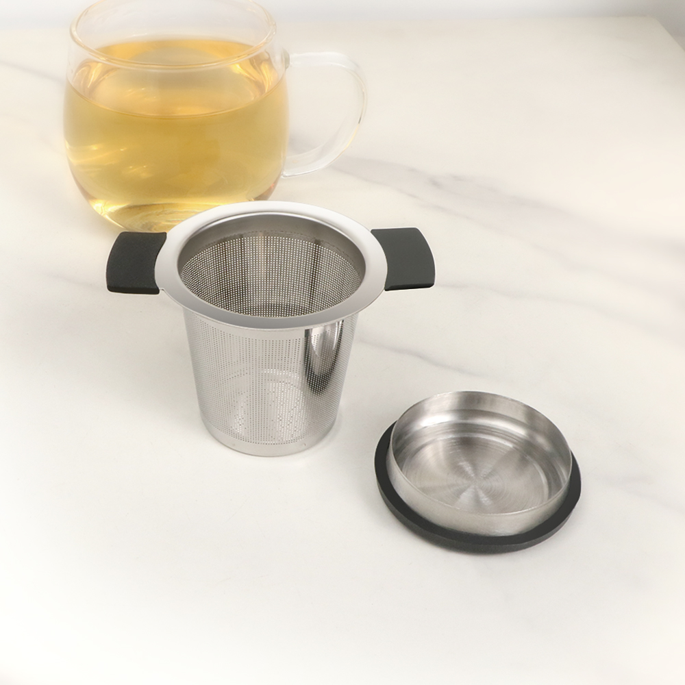 Basket Shape Tea Infuser with Silicone Handle