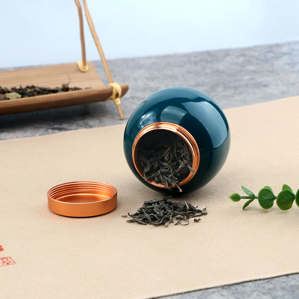 Ceramic tea jar