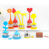 Coconut tree shaped silicone tea filter