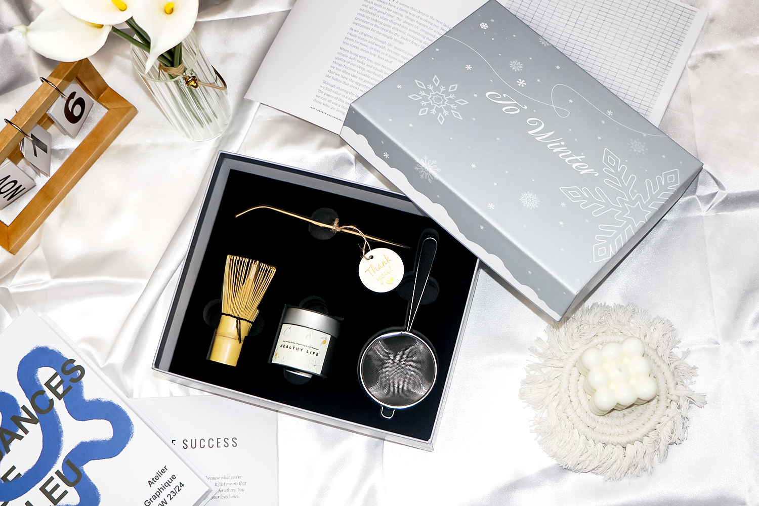 Winter matcha gift box