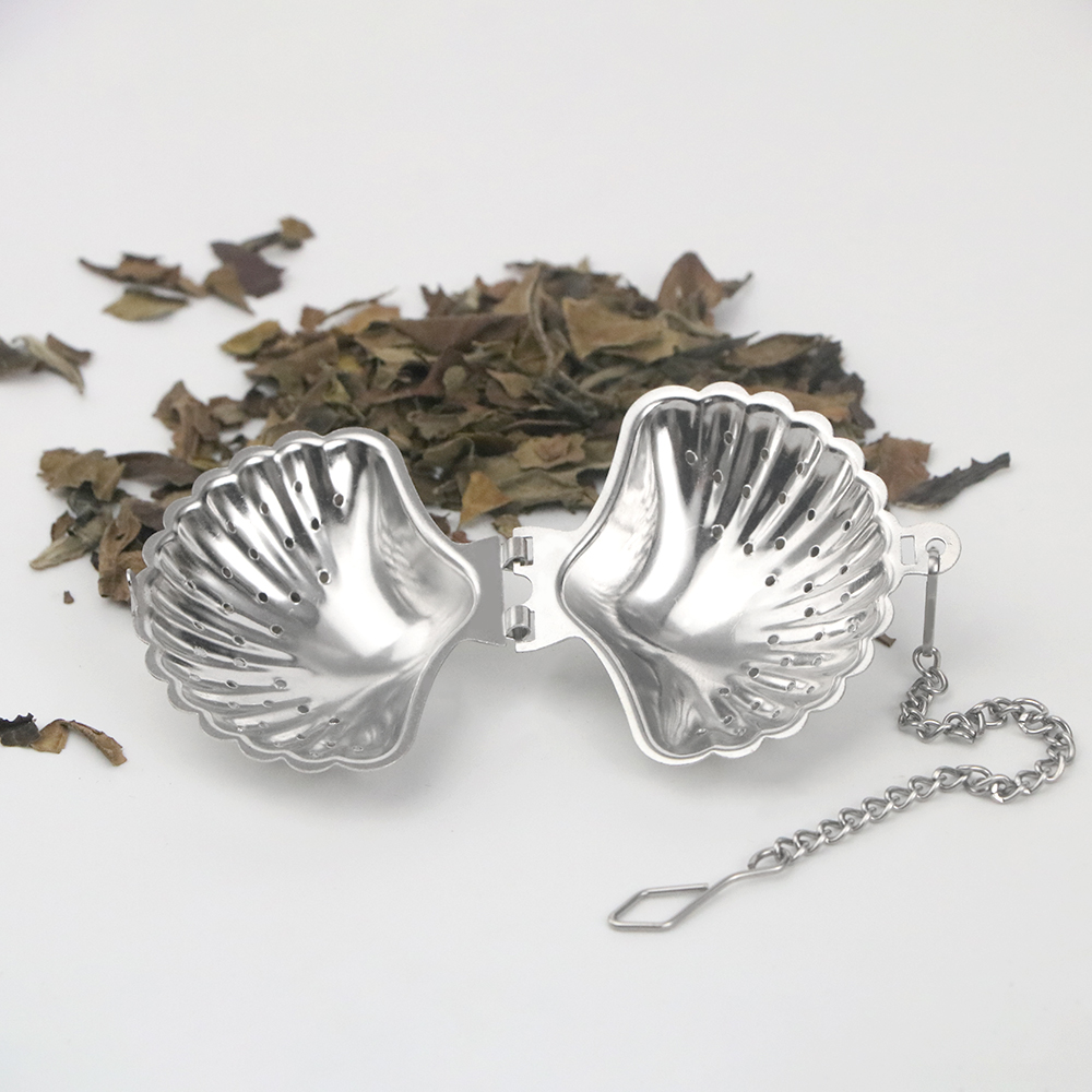 Shell Shape Tea Infuser with Chain