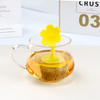 Flower shape silicone tea filter