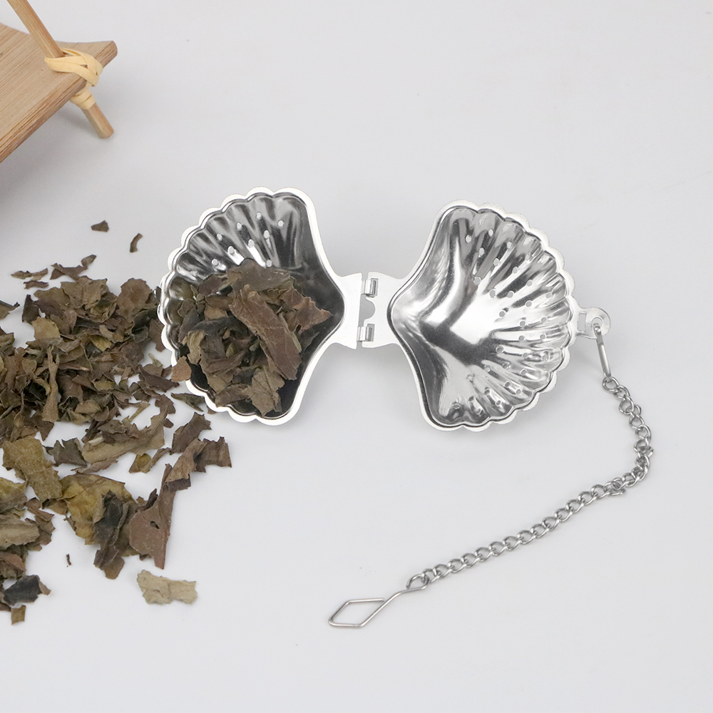 Shell Shape Tea Infuser with Chain