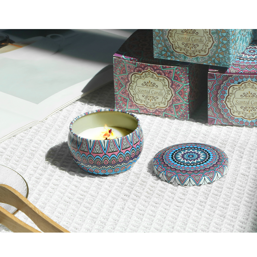 tinplate box scented candle