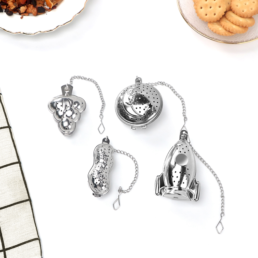 Peanut shape tea infuser