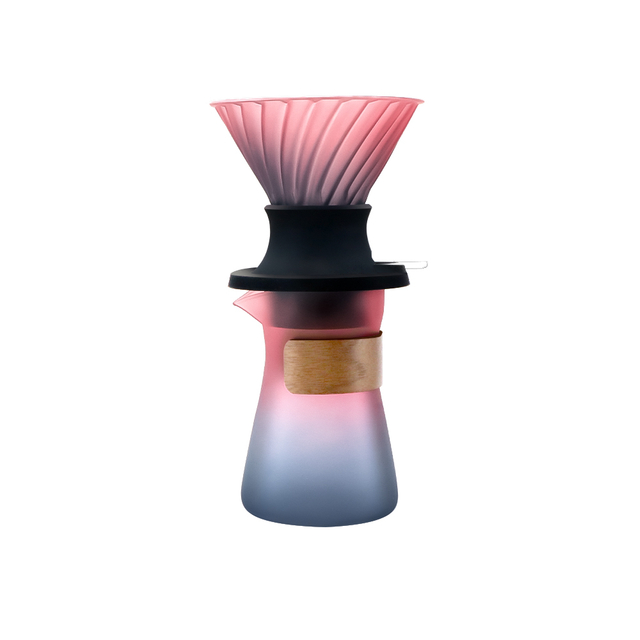 Pour-over coffee filter cup set