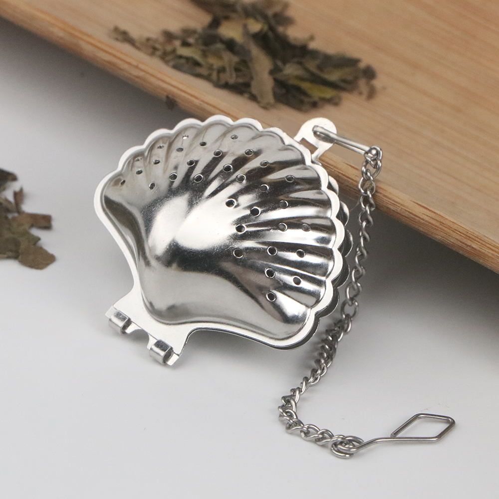 Shell Shape Tea Infuser with Chain