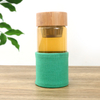 Water Bottle with Bamboo Lid 