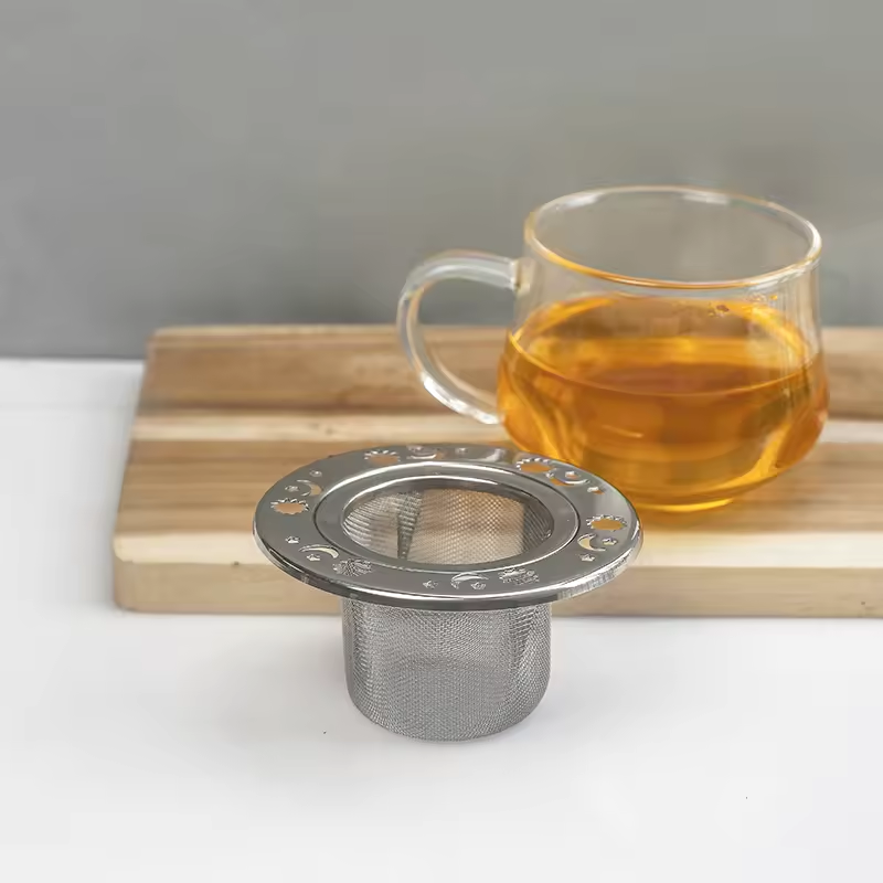 Stars and moon Basket shape tea infuser
