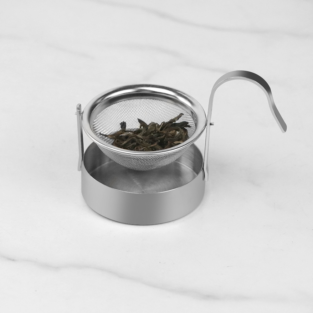 Mesh Tea Infuser with Drip Tray