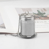 Basket shape tea infuser with chain