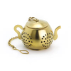 Teapot shape tea infuser with chain