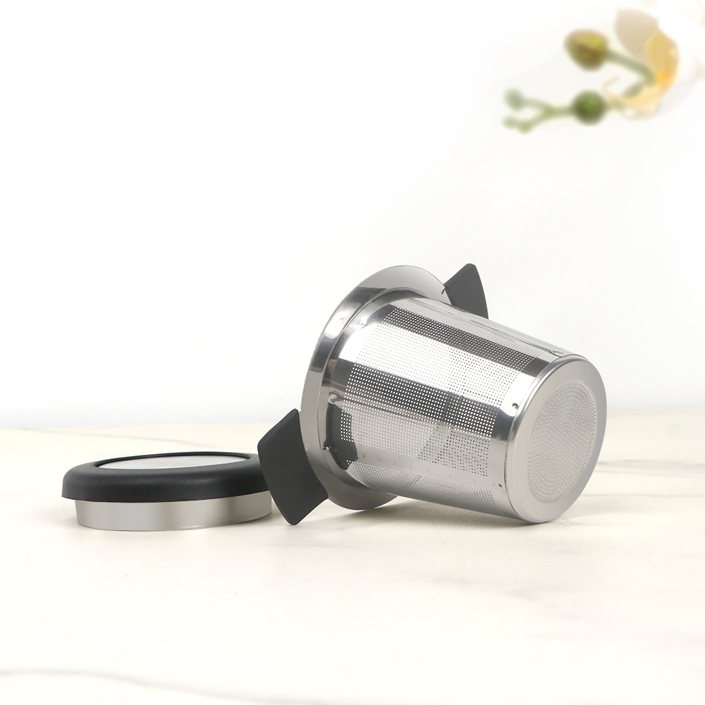 Basket Shape Tea Infuser with Silicone Handle