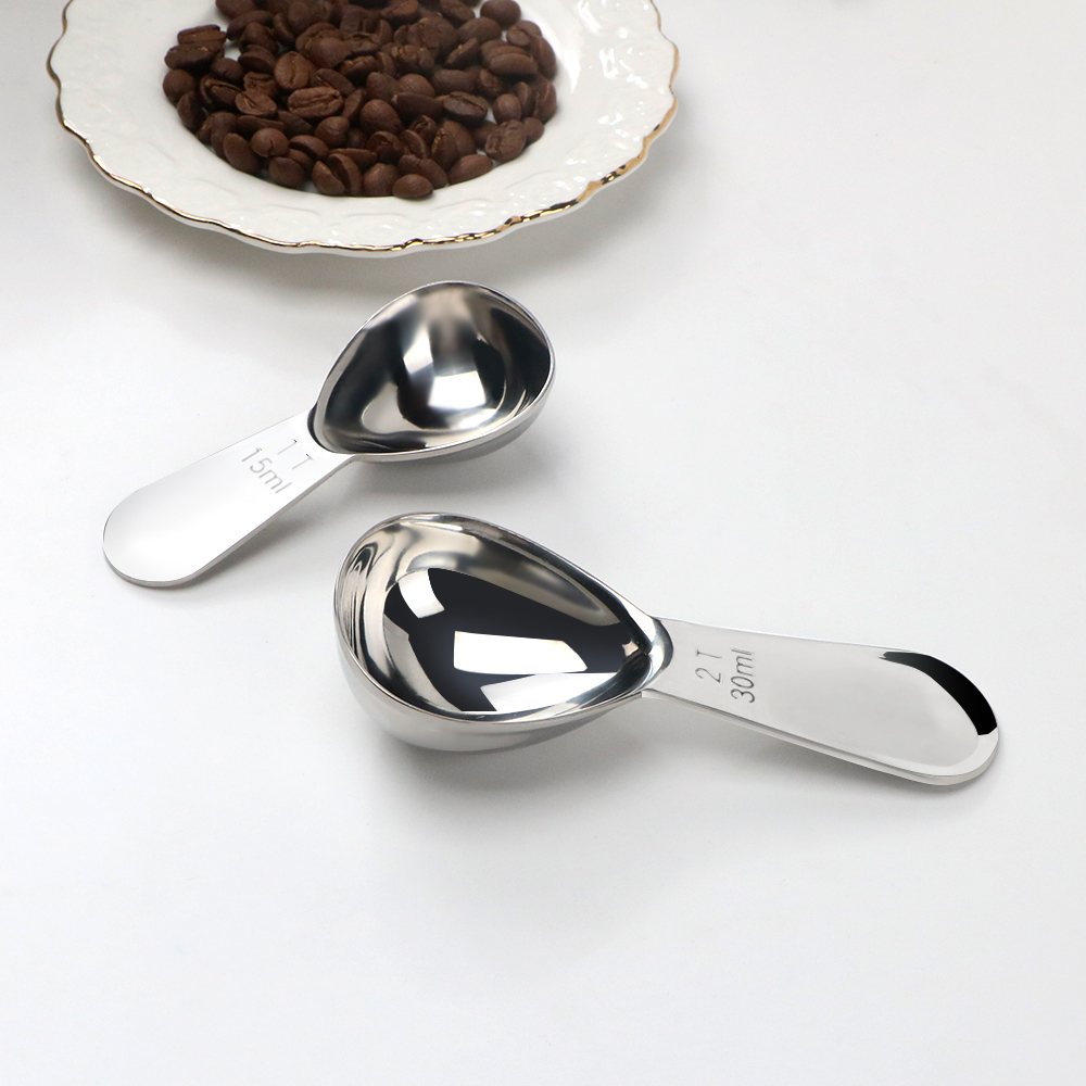 Thickened stainless steel measuring spoon