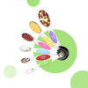Magnetic 7-piece dial measuring spoon