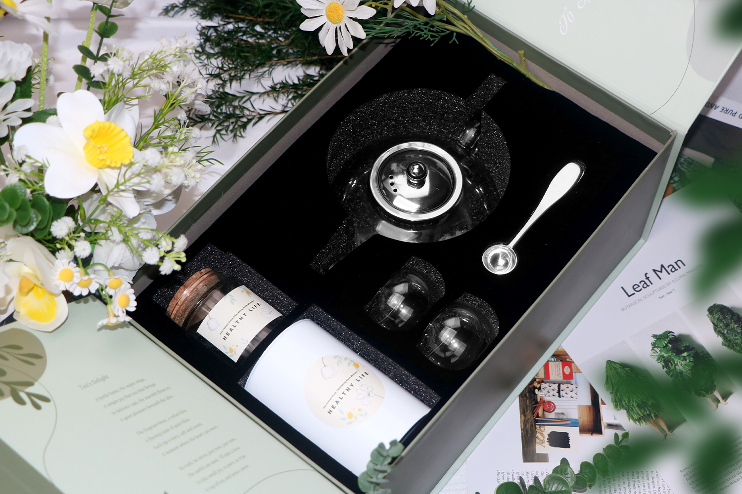 Spring Tea Brewing Gift box