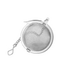 Ball shape tea infuser with chains